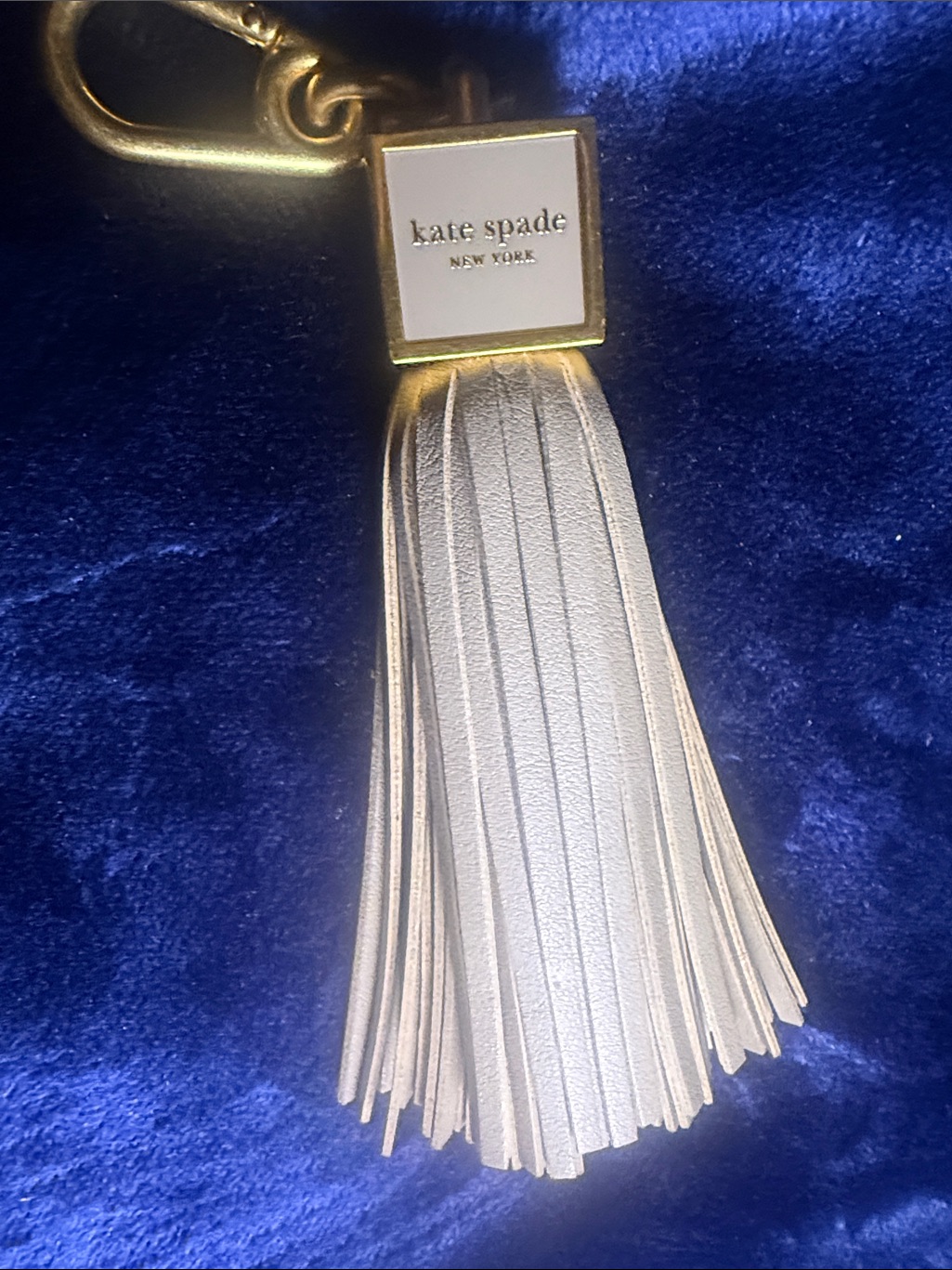 Kate Spade, Leather Tassel, Keychain Or Bag Charm